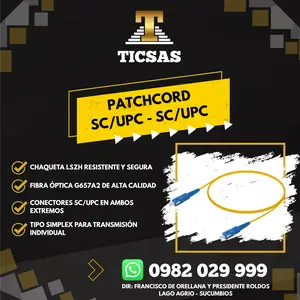 PATCHCORD FO SC/UPC SC/UPC G657A2 SIMPLEX LSZH- PATCH-FO-SCUPC-SCUPC-G657A2
